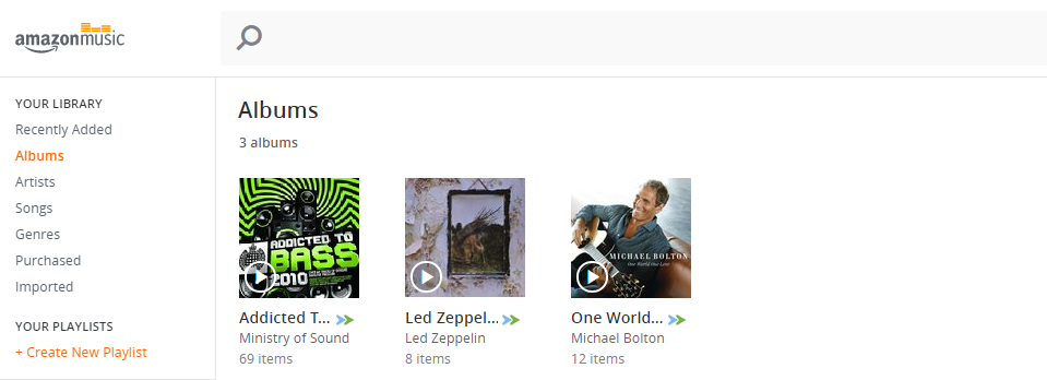 amazon music ilibrary