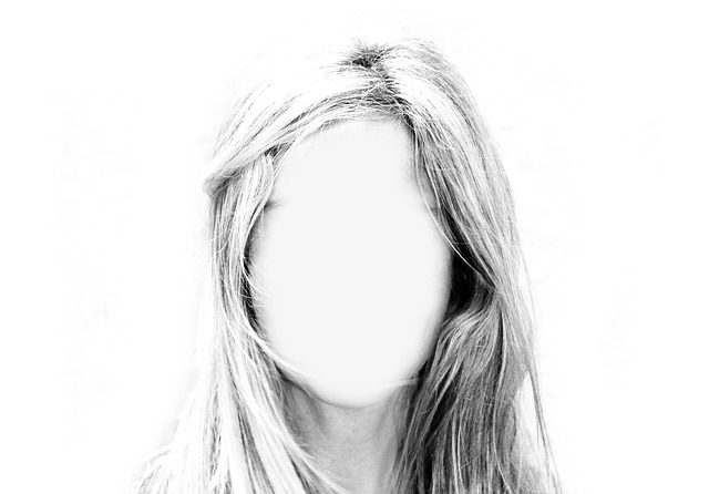 Picture of faceless person