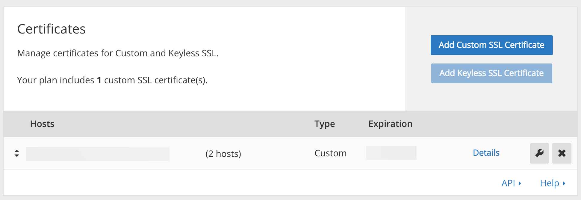 Custom certificate on CloudFlare