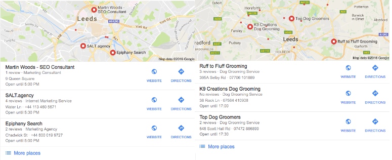 Google Local Rankings