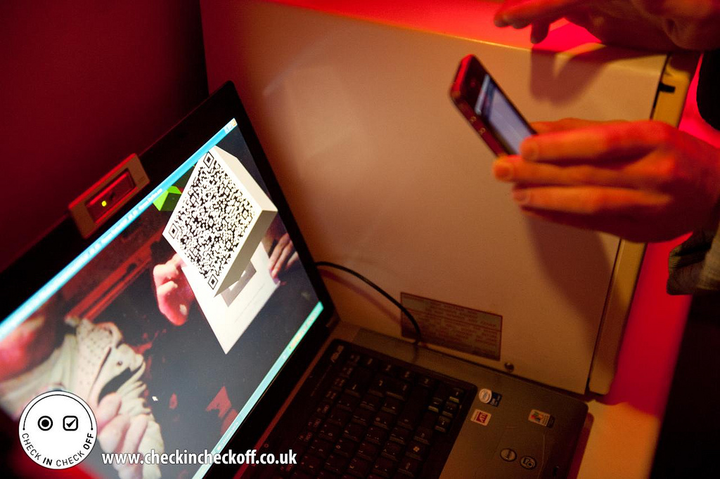 A fun tech event in Leeds a few years ago: Check In Check Off, which SALT's Martin Woods helped organise. Photo by Rick Harrison.