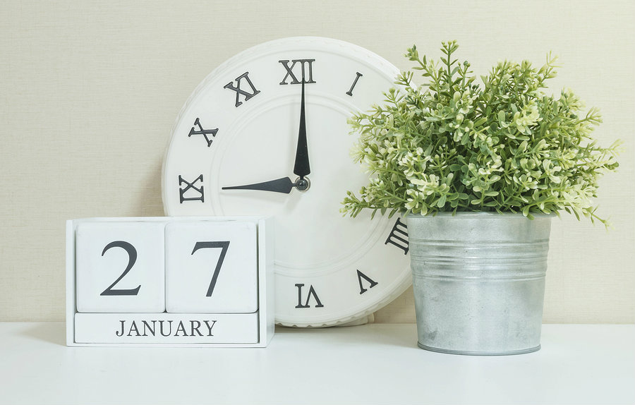 Clock and calendar