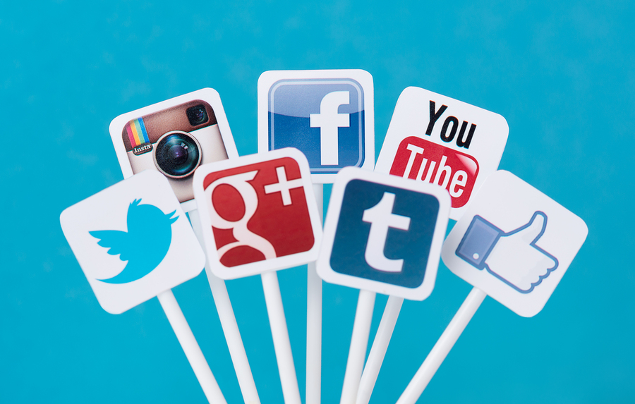 The various social platforms