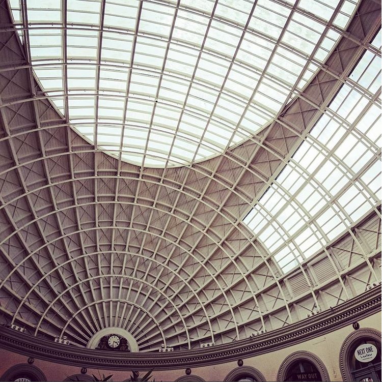 Leeds Corn Exchange roof.