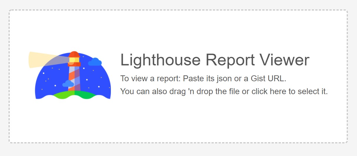 Google Lighthouse report viewer