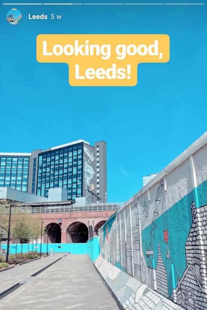 leeds instagram stories