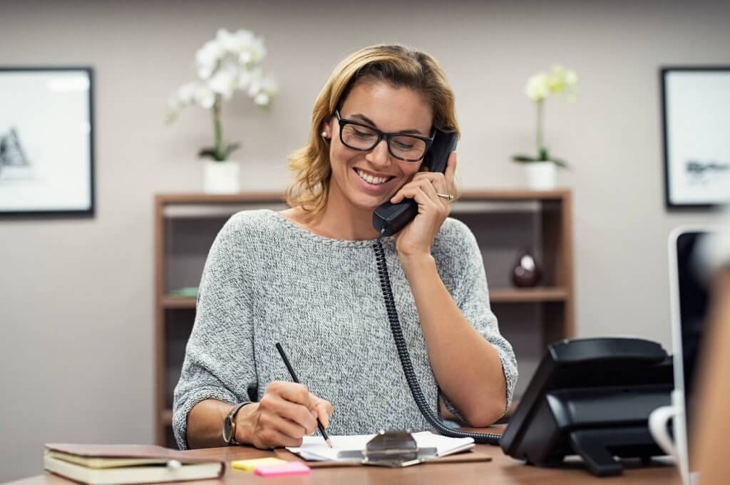 woman at work