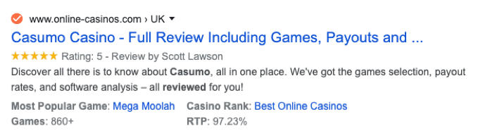 affiliate casino screenshot