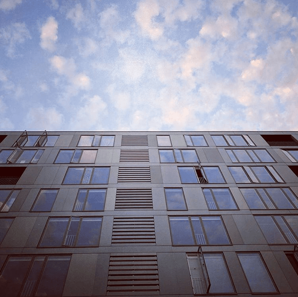 Sky and Building with many windows