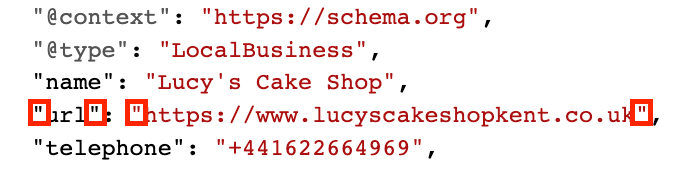quotation marks in json-ld strings