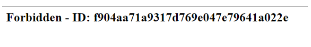 Error message experienced when accessing the American Family Insurance website from the UK