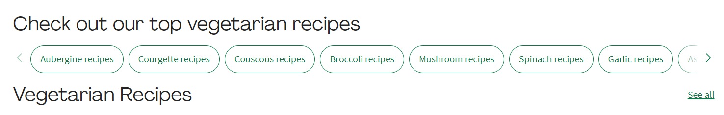 HelloFresh vegetarian recipies