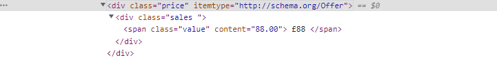 schema code in microdata