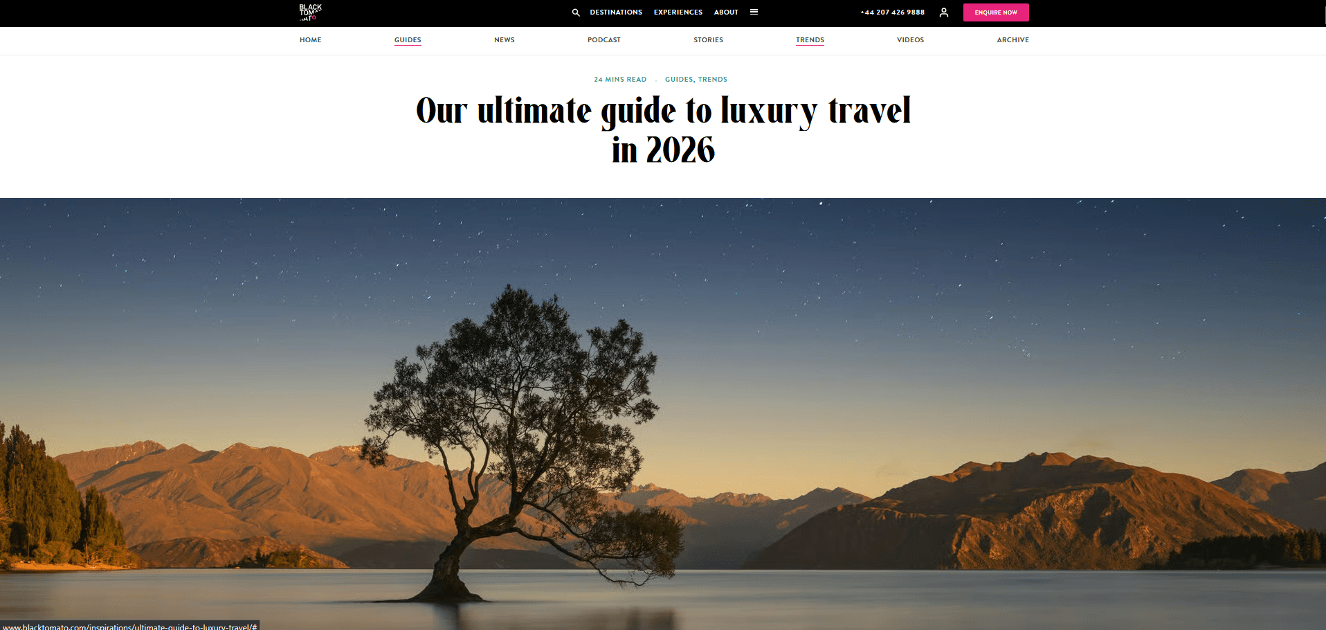 ultimate guide to luxury travel in 2026.